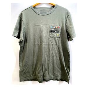 Pac-Man Embroidered Pocket T-Shirt Men’s Large 42-44 Short Sleeve Graphic Tee